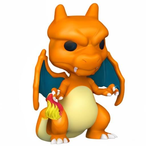 Funko Pop! Games: Pokemon - Charizard - Glurak - Vinyl-Sammelfigur - Geschenkidee - Offizielle Handelswaren - Spielzeug Für Kinder und Erwachsene - Video Games Fans - Modellfigur Für Sammler
