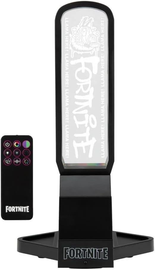 Fortnite 3-in-1 Kopfhörerständer und Technik-Ladestation mit Konsolen-Controller-Halterung und 2 USB-C-Ports, RGB-Farbwechsel-Lichtpanel, offiziell Lizenziertes Geschenk für Gamer | Paladone ...