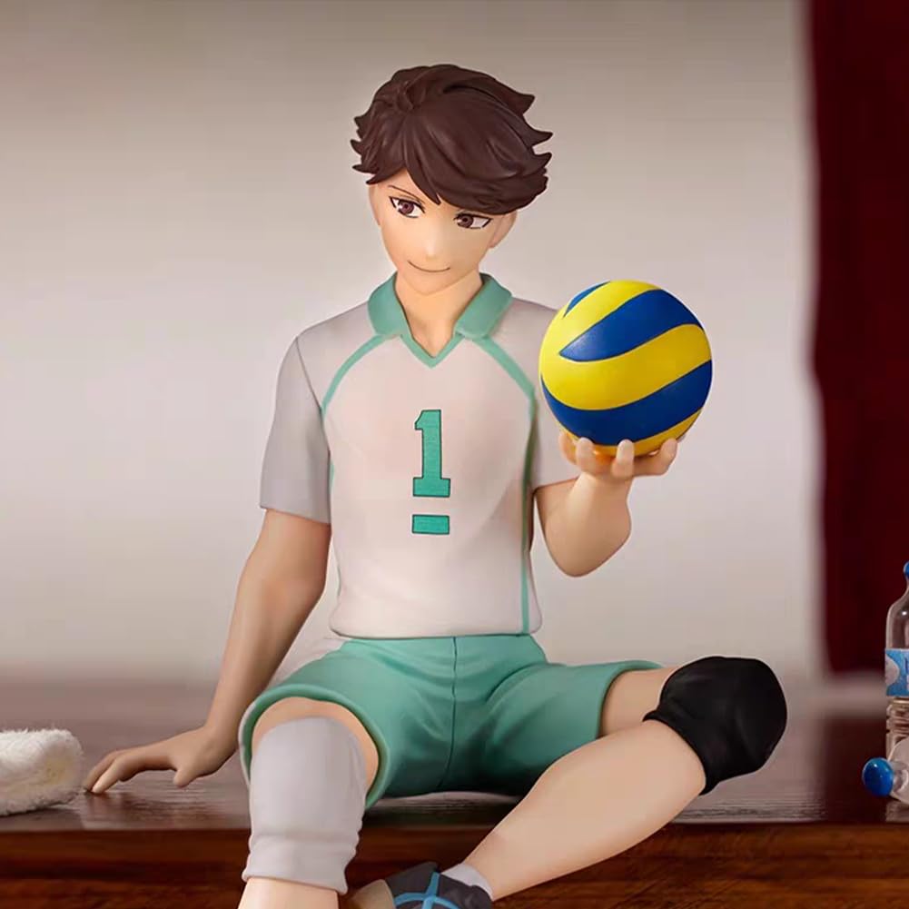 Haikyuu Figur Hinata Syouyou/Kageyama Statue - Nudelstopper Modell 10 cm - Sammlerstück PVC Sitzpose Skulptur Desktop Ornament