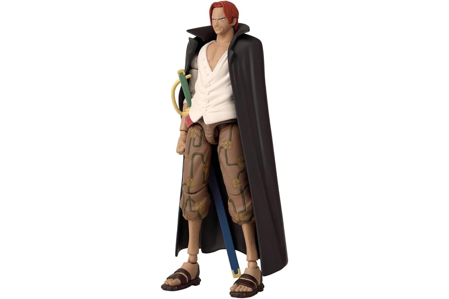 BANDAI – Anime Heroes – One Piece Figur – Lorenor Zorro 17 cm Three Sword Style – Offizielle Lizenz One Piece – Bewegliche Manga Figur Zorro 3 Schwerter – Spielzeug für Kinder ab 4 Jahren – 37052