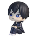 Haikyuu Figur Hinata Syouyou/Kageyama Statue - Nudelstopper Modell 10 cm - Sammlerstück PVC Sitzpose Skulptur Desktop Ornament