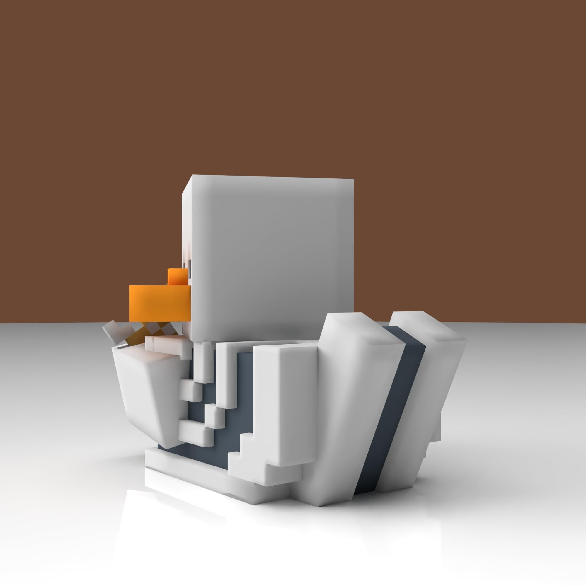 TUBBZ Erste Ausgabe Steve Sammler-Vinyl-Gummientenfigur - Offizielles Minecraft Merchandise - Filme & Videospiele