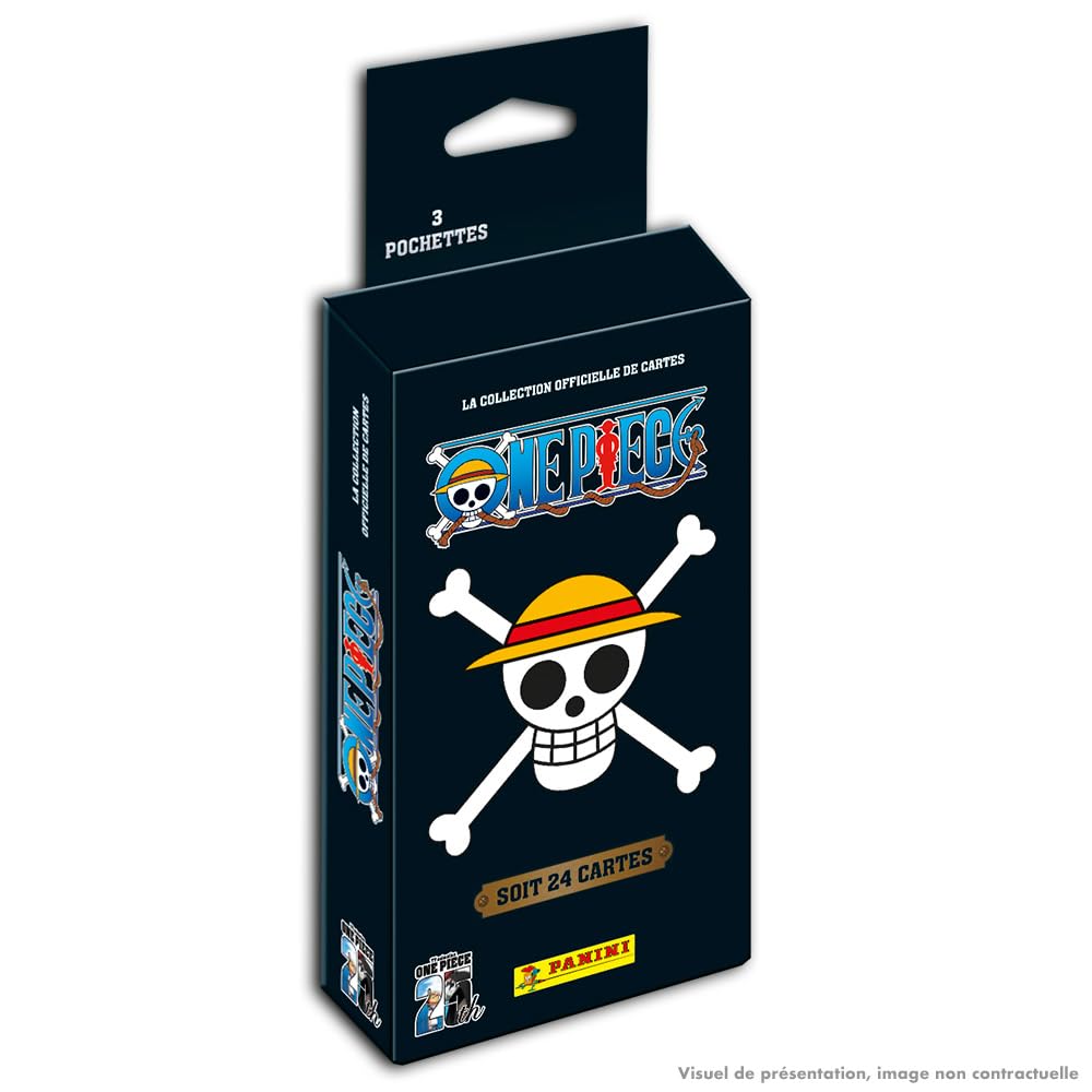 Panini One Piece Trading Cards 25TH Anniversary Box with 18 Packs (8 Cards), 004897BOX18F