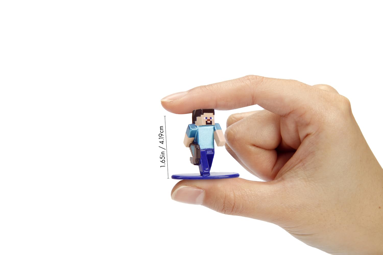 Jada Toys Minecraft Figur (1 Stück in Mystery Blind-Tüte) - 1 von 13 detaillierten Nano Sammelfiguren aus Metall für Fans und Kinder ab 3 Jahre, Welle 5, Auswahl per Zufallslos, je ca. 4 cm