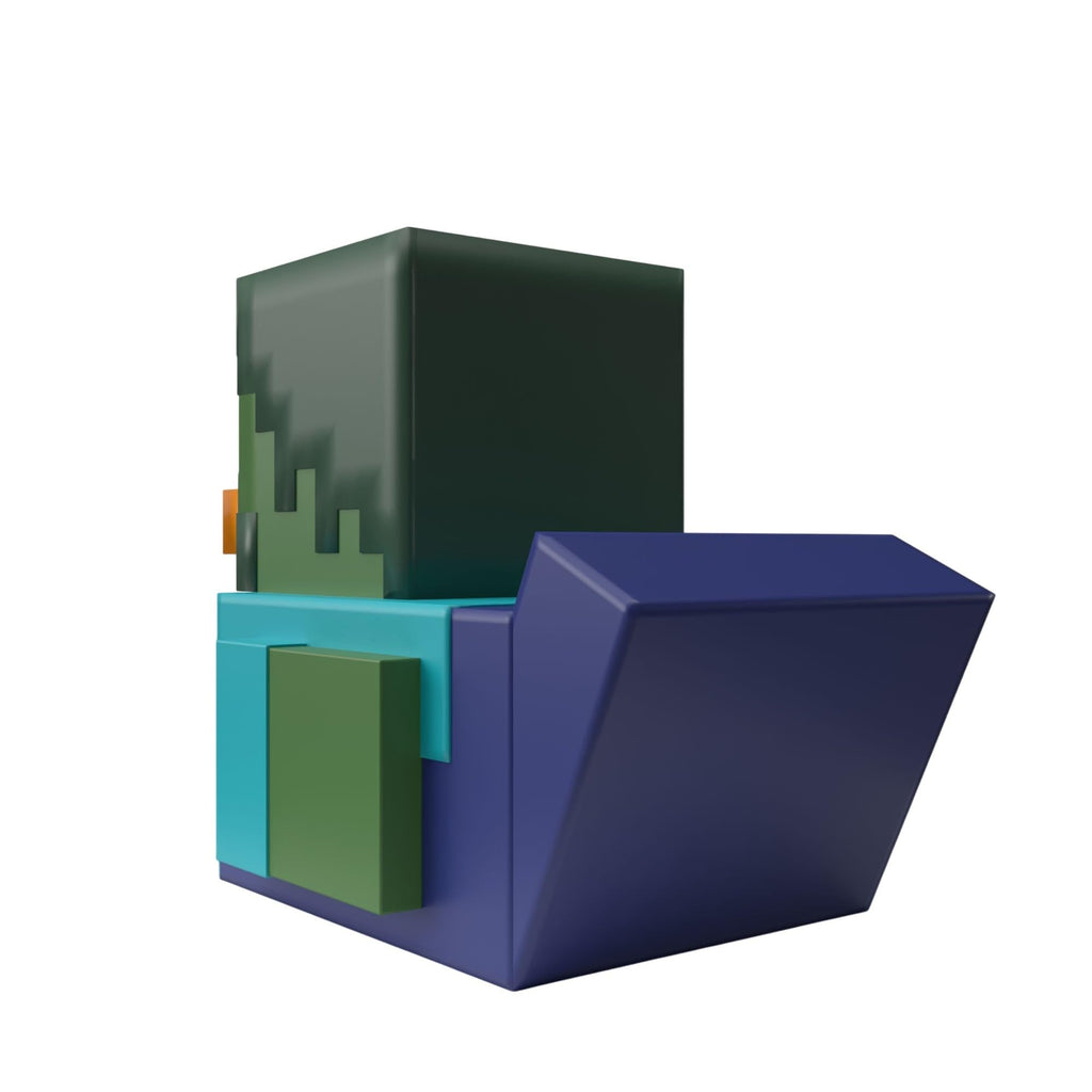 TUBBZ Erste Ausgabe Steve Sammler-Vinyl-Gummientenfigur - Offizielles Minecraft Merchandise - Filme & Videospiele