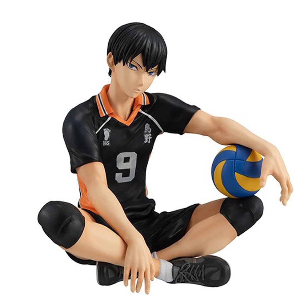Haikyuu Figur Hinata Syouyou/Kageyama Statue - Nudelstopper Modell 10 cm - Sammlerstück PVC Sitzpose Skulptur Desktop Ornament