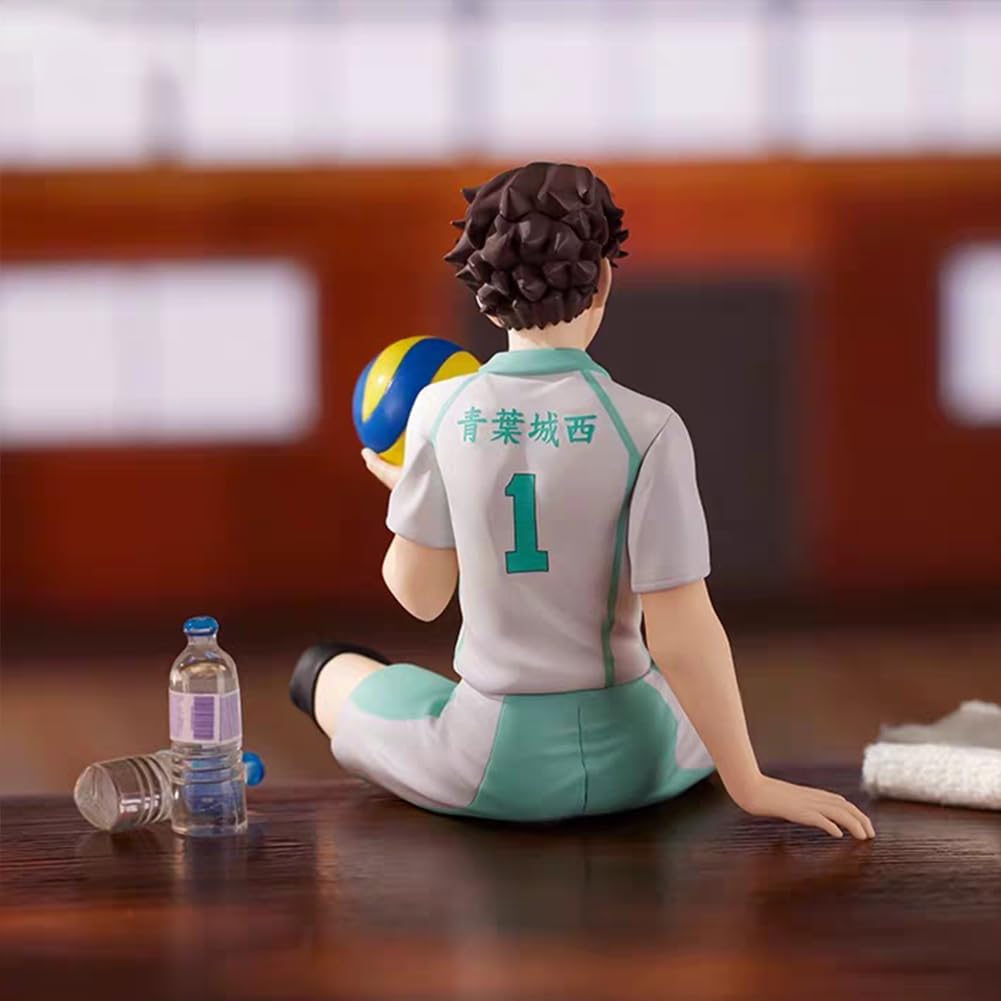 Haikyuu Figur Hinata Syouyou/Kageyama Statue - Nudelstopper Modell 10 cm - Sammlerstück PVC Sitzpose Skulptur Desktop Ornament