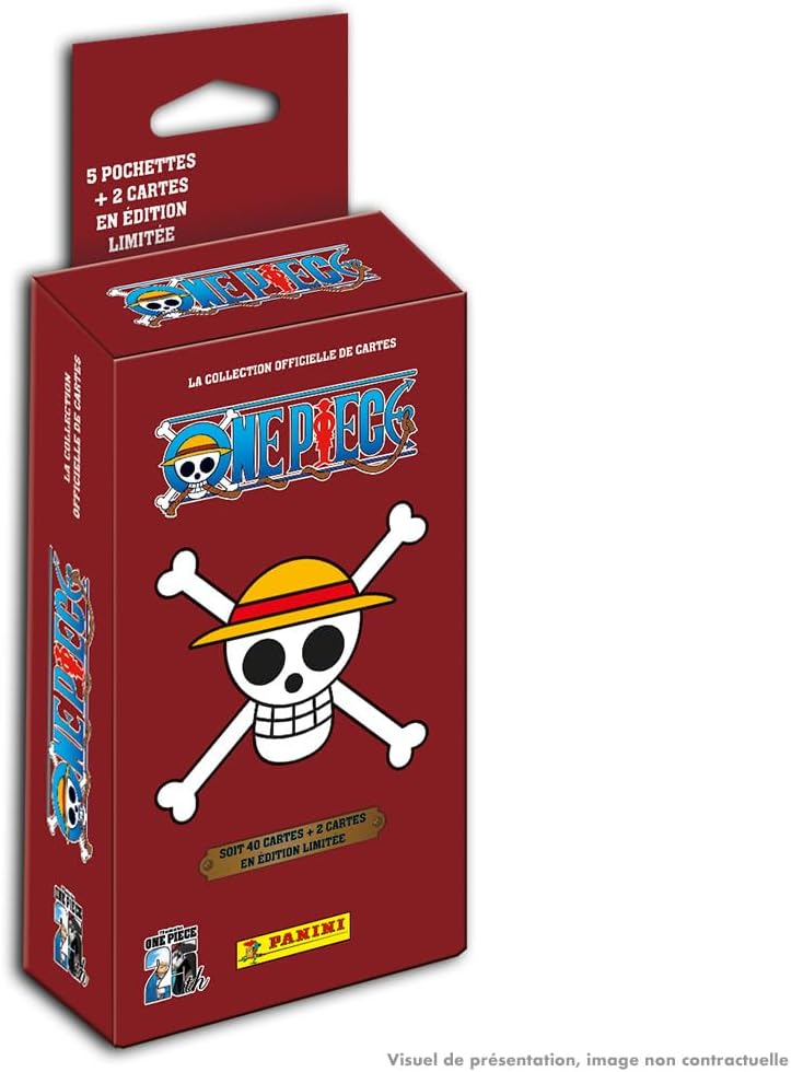 Panini One Piece Trading Cards 25th Anniversary, Blister Pack, 5 Boosters + 2 Cards, Limited Edition, 004897KBF5