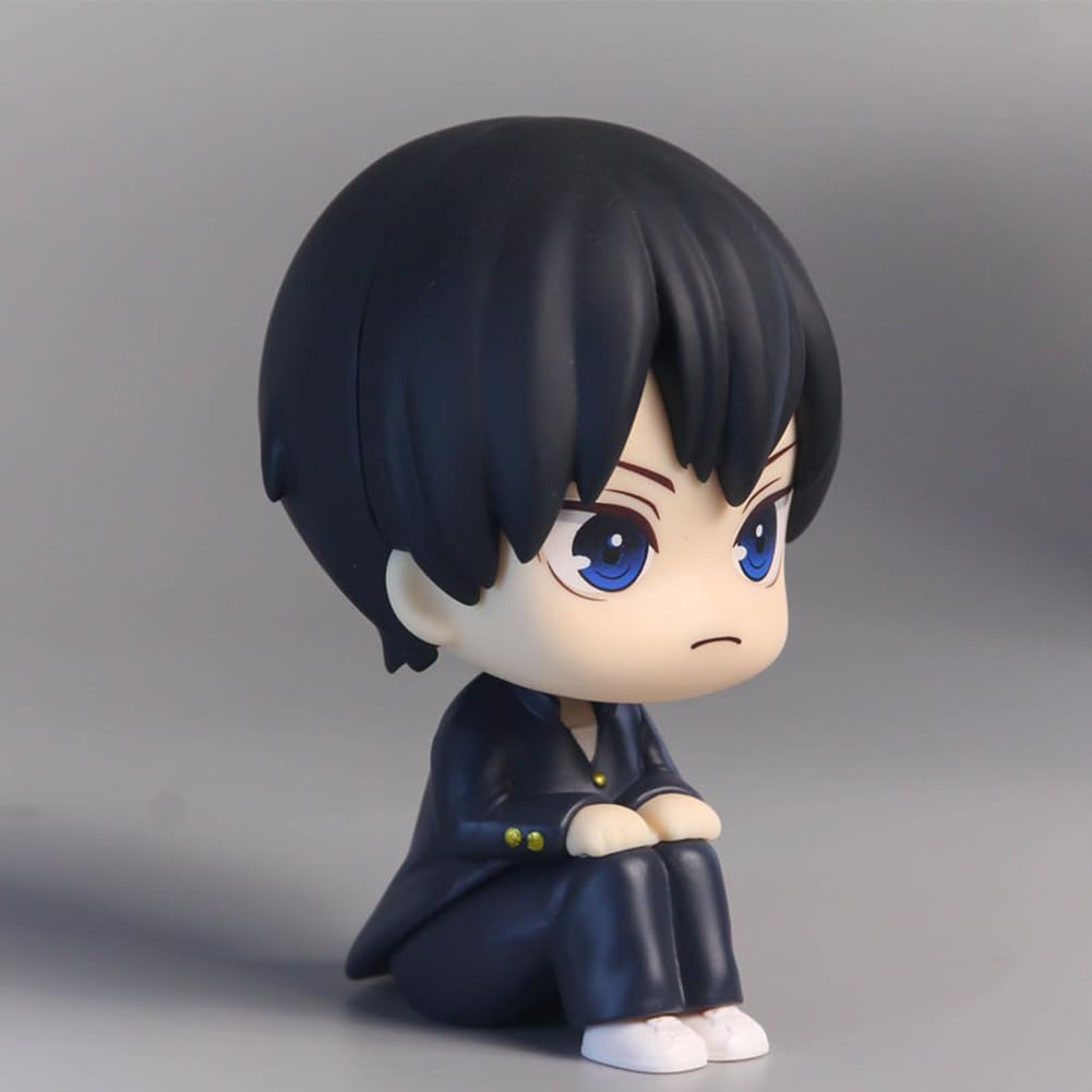 Haikyuu Figur Hinata Syouyou/Kageyama Statue - Nudelstopper Modell 10 cm - Sammlerstück PVC Sitzpose Skulptur Desktop Ornament