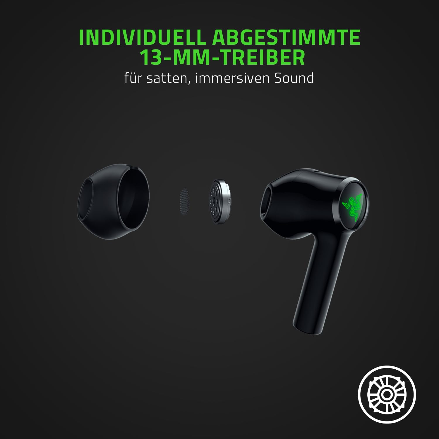 Razer Hammerhead HyperSpeed - Drahtlose Multiplattform-Gaming in ear Kopfhörer für Xbox (True Wireless Gaming Earbuds mit HyperSpeed Wireless & Bluetooth 5.3, Chroma RGB) Schwarz