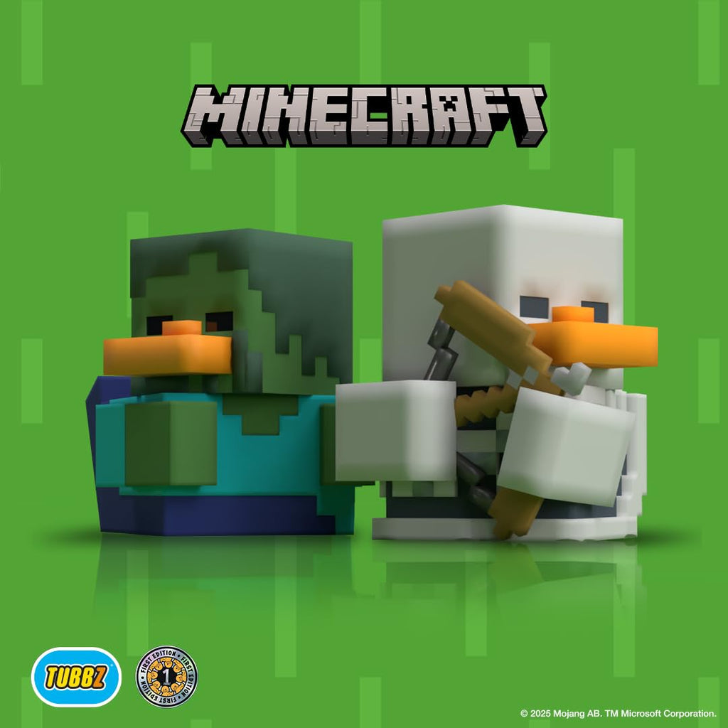 TUBBZ Erste Ausgabe Steve Sammler-Vinyl-Gummientenfigur - Offizielles Minecraft Merchandise - Filme & Videospiele