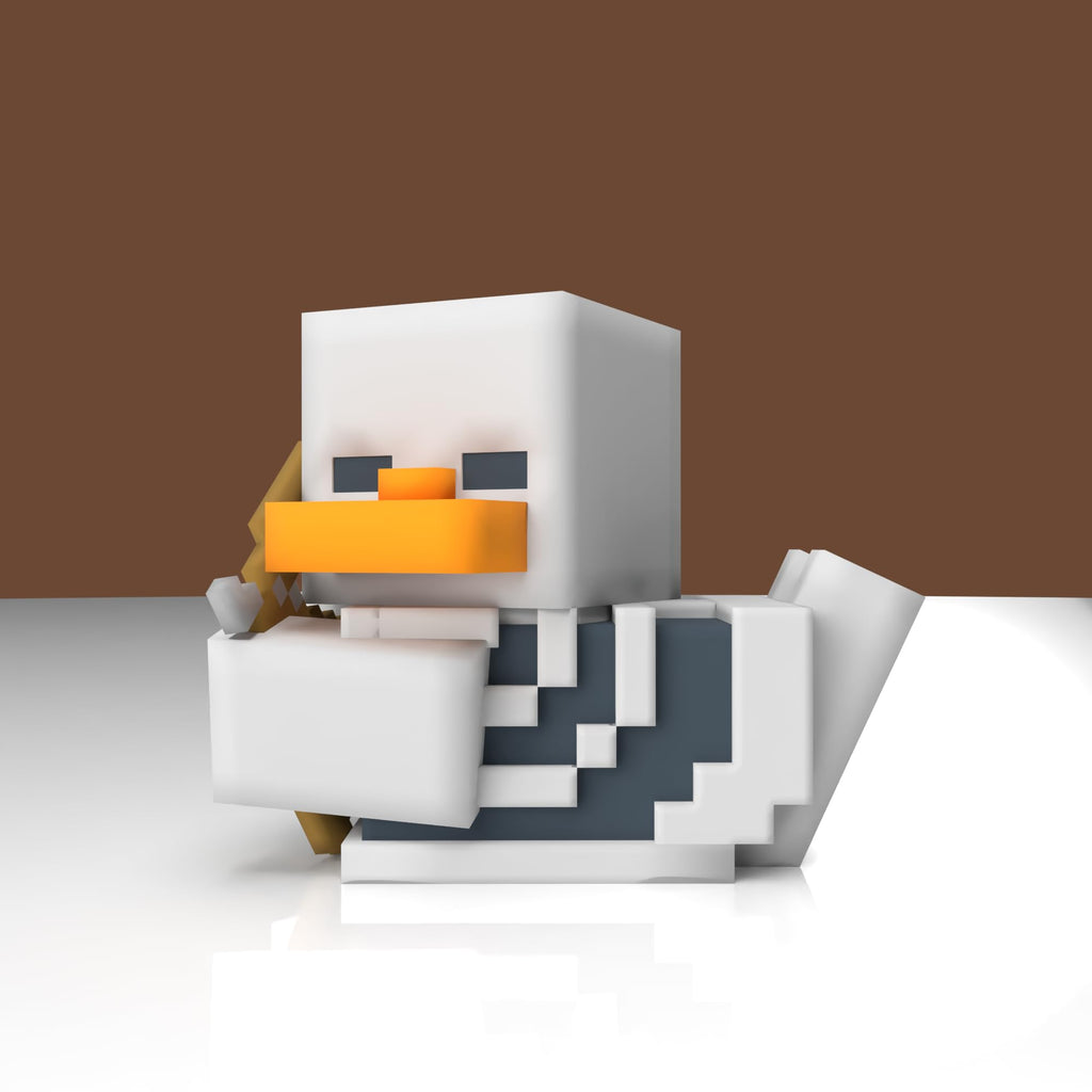 TUBBZ Erste Ausgabe Steve Sammler-Vinyl-Gummientenfigur - Offizielles Minecraft Merchandise - Filme & Videospiele