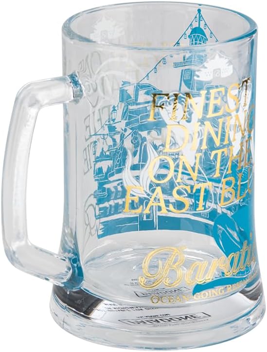 Paladone One-Piece-Baratie-Bierkrug aus Glas, mit Griff, 500 ml, offiziell lizenzierter Fanartikel der Netflix Anime-Popkultur