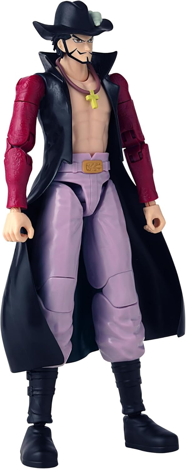BANDAI – Anime Heroes – One Piece Figur – Lorenor Zorro 17 cm Three Sword Style – Offizielle Lizenz One Piece – Bewegliche Manga Figur Zorro 3 Schwerter – Spielzeug für Kinder ab 4 Jahren – 37052