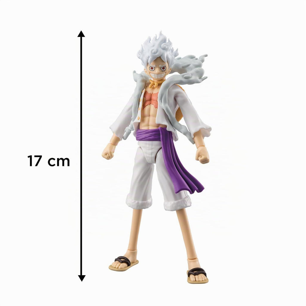 BANDAI – Anime Heroes – One Piece Figur – Lorenor Zorro 17 cm Three Sword Style – Offizielle Lizenz One Piece – Bewegliche Manga Figur Zorro 3 Schwerter – Spielzeug für Kinder ab 4 Jahren – 37052