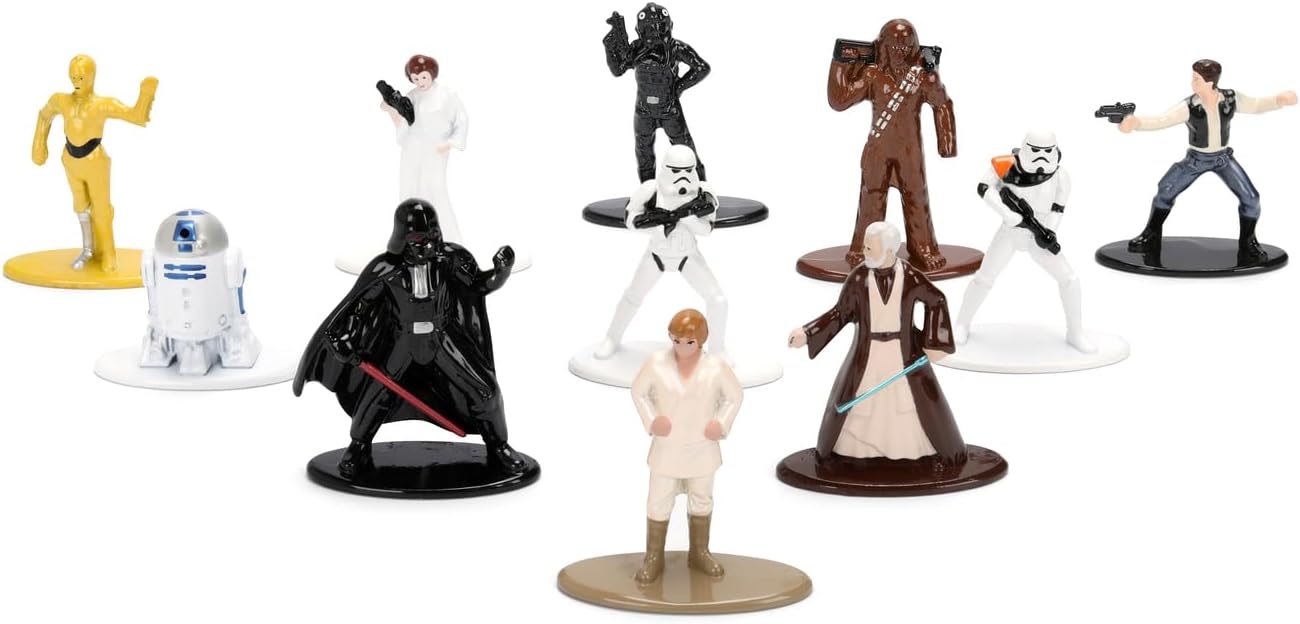 Jada Toys Star Wars Figur, ca. 4 cm, aus Metall, 1 Stück | 1 von 13 Mini-Sammelfiguren, Blind Pack, Für Fans & Sammler, Ab 3 Jahren
