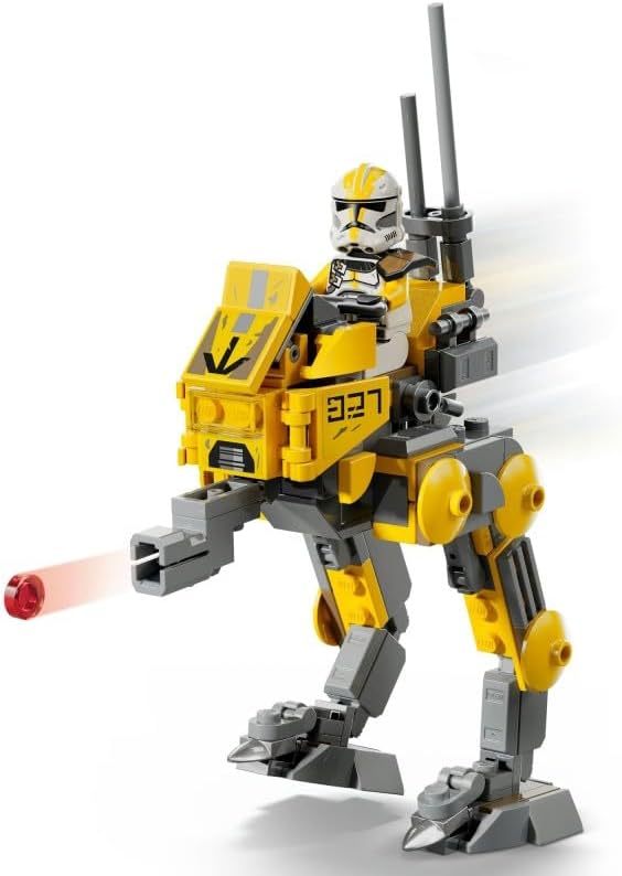LEGO Star Wars Klonsoldaten des 327. Sternenkorps Battle Pack - Spielzeug für Kinder ab 7 Jahren - Minifiguren zum Bauen und Sammeln - Kreatives Geschenk für Jungen und Mädchen - 75431 | 258 Stück Sammlerspielzeug, 4 Minifiguren 3 Battle Droid Figuren & A