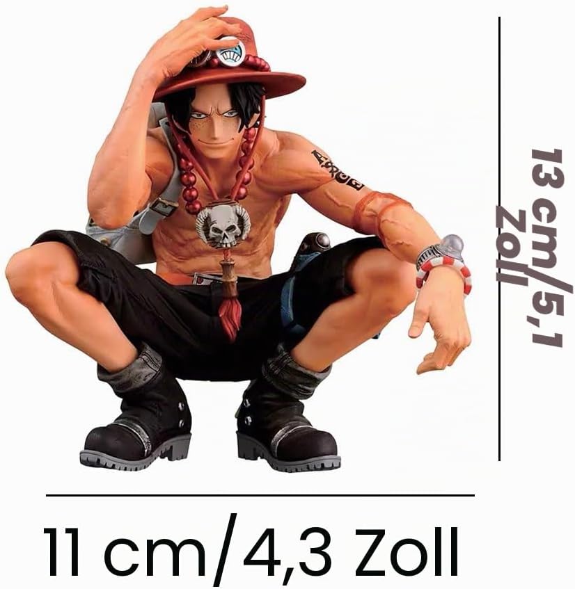 ZKTSRY Portgas·D· Ace Figur, Heimdekoration, Anime-Figur, PVC-Statue, Geschenke, Sammeln, Anime-Statuen, Modelldekoration