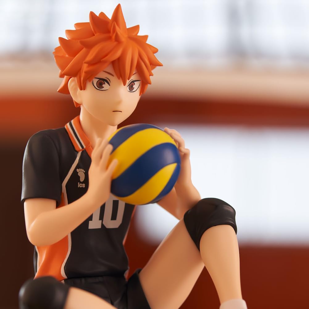 Haikyuu Figur Hinata Syouyou/Kageyama Statue - Nudelstopper Modell 10 cm - Sammlerstück PVC Sitzpose Skulptur Desktop Ornament