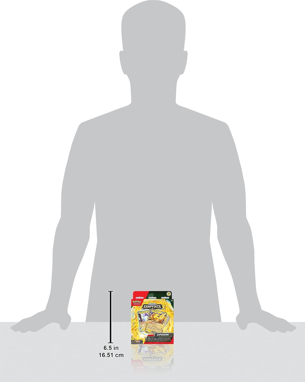 Pokémon-Sammelkartenspiel: Deluxe-Kampfdeck Zapdos-ex (sofort spielbares Deck mit 60 Karten & Zubehör)