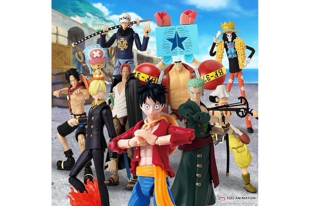 BANDAI – Anime Heroes – One Piece Figur – Lorenor Zorro 17 cm Three Sword Style – Offizielle Lizenz One Piece – Bewegliche Manga Figur Zorro 3 Schwerter – Spielzeug für Kinder ab 4 Jahren – 37052