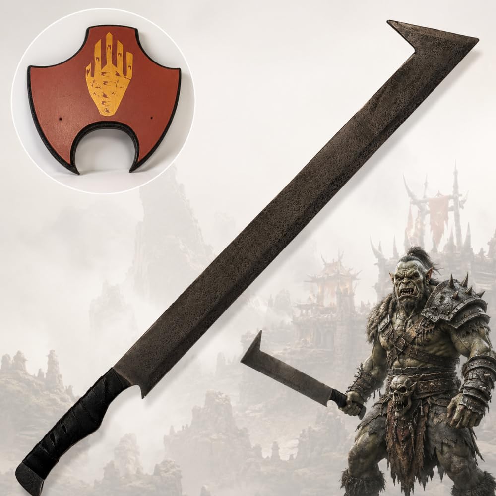 Der Herr der Ringe - LOTR Schwert, Filmschwert, echt, aus Stahl, Der Hobbit, Zauberer Merch, Aragorn Sword, Deko für Sammler und als Geschenk