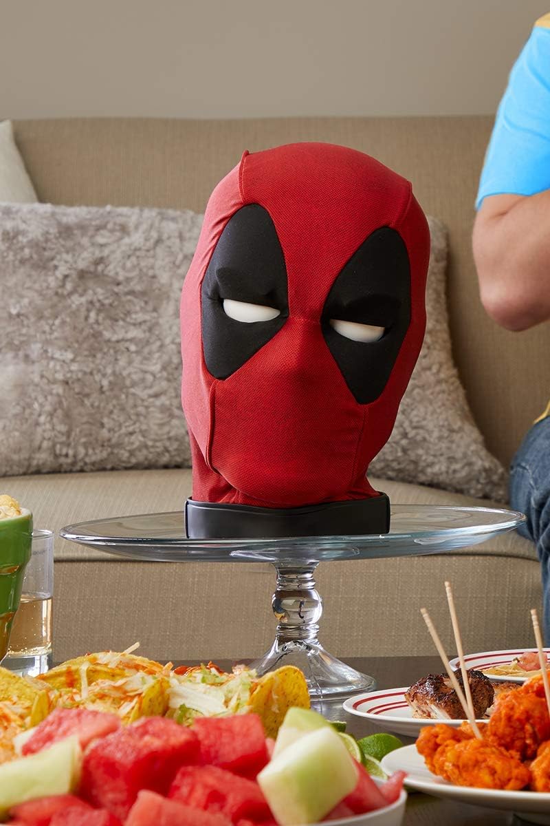 Hasbro Marvel Legends Deadpool's Interactive Premium Head, Poseable, Electronic Speech Function (English Only), App-Enhanced Adult Collectible