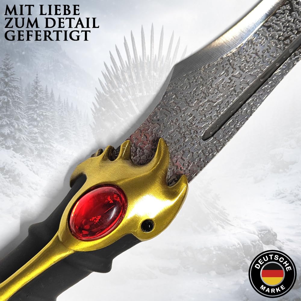 Game of Thrones Schwert | Authentisches Stück aus der Welt von Westeros | Stahlschwert | Hochwertige Verarbeitung | Perfekt für Sammler und Fans von Game of Thrones