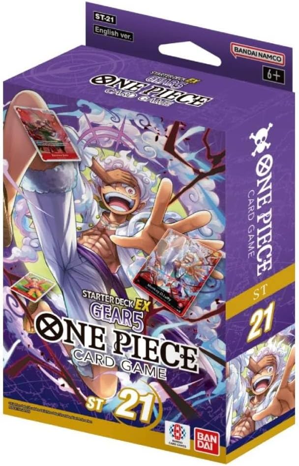 One Piece TCG Starter Deck EX: Gear 5 (ST21) - 51 Karten, Hüllen, Bonuspaket