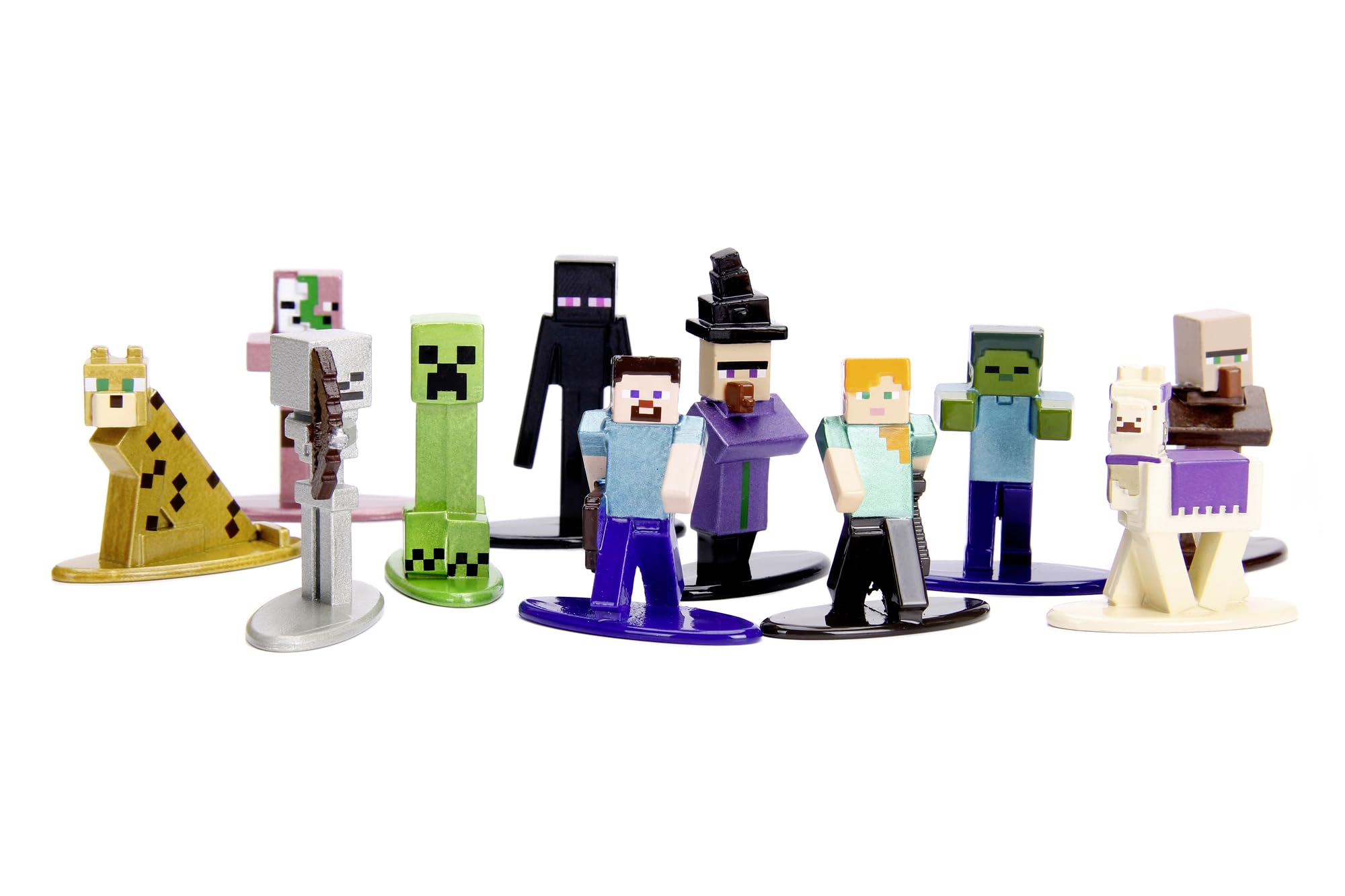 Jada Toys Minecraft Figur (1 Stück in Mystery Blind-Tüte) - 1 von 13 detaillierten Nano Sammelfiguren aus Metall für Fans und Kinder ab 3 Jahre, Welle 5, Auswahl per Zufallslos, je ca. 4 cm