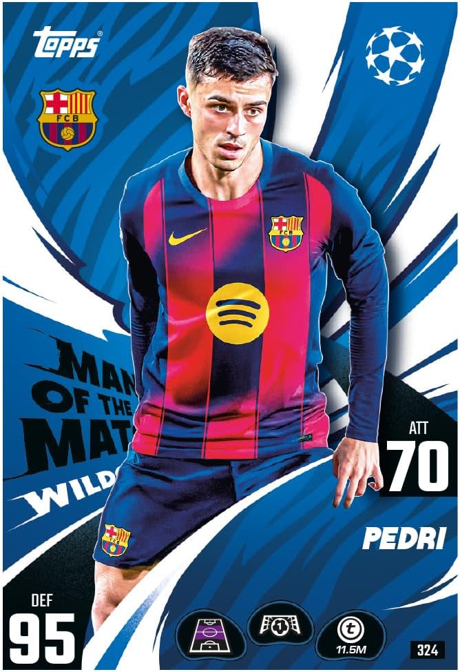 Topps UCC Match Attax 2025/26 - Mini Tin - World Beaters - enthält 28 Match Attax-Karten Plus eine zufällige Star Boy LE und 3 Exklusive „Worldies“-LE-Karten.