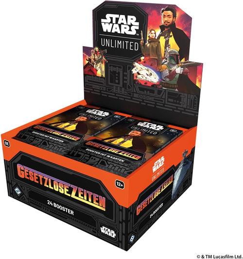 Asmodee - FFG - Star Wars: Unlimited Trading Card Game - Spark of Rebellion - Booster Display (24 Booster Packs), TCG for Kids and Adults, Ages 12+, 2+ Players, 20 Minutes, German