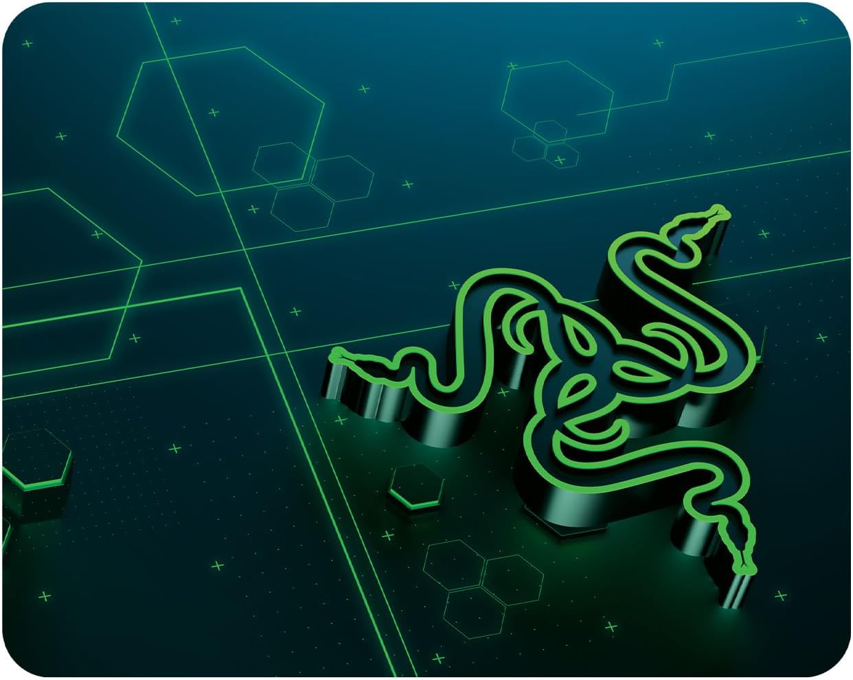 Razer Goliathus Mobile - Extra dünne weiche Gaming Maus-Matte für unterwegs (Kompaktes Mousepad mit reibungsfreier Stoff-Oberfläche, Gesteppter Rand, rutschfest, Abwischbar) Schwarz