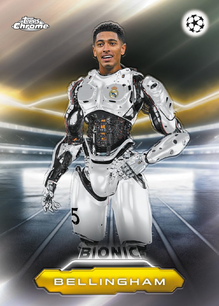 Topps Chrome® UEFA Club Competitions 2025-26 - Value Box (contains 7 packs per box, 4 cards per pack)