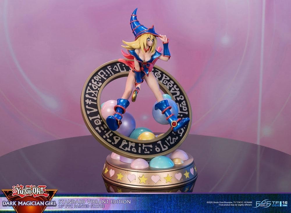 First 4 Figures YGODGVS Yu-Gi-Oh Dark Magician Girl First4Figures PVC-Figur, Schwarz
