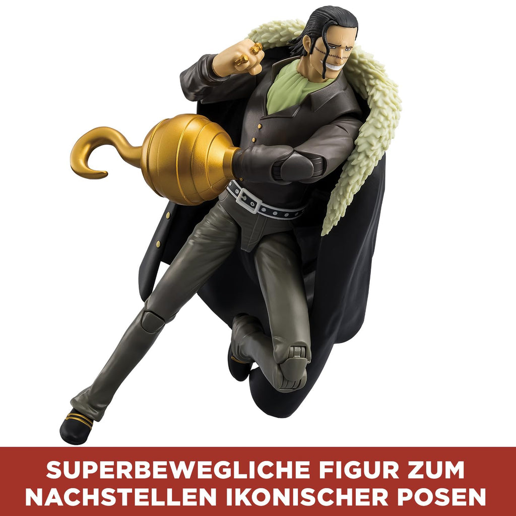 BANDAI – Anime Heroes – One Piece Figur – Lorenor Zorro 17 cm Three Sword Style – Offizielle Lizenz One Piece – Bewegliche Manga Figur Zorro 3 Schwerter – Spielzeug für Kinder ab 4 Jahren – 37052