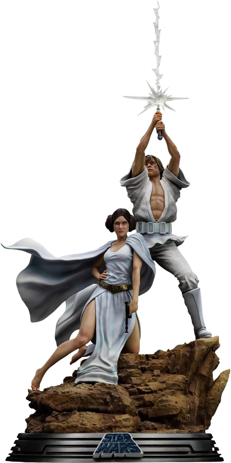 Iron Studios Statue Art Scale 1/10 Luke und Leia Star Wars 41 cm