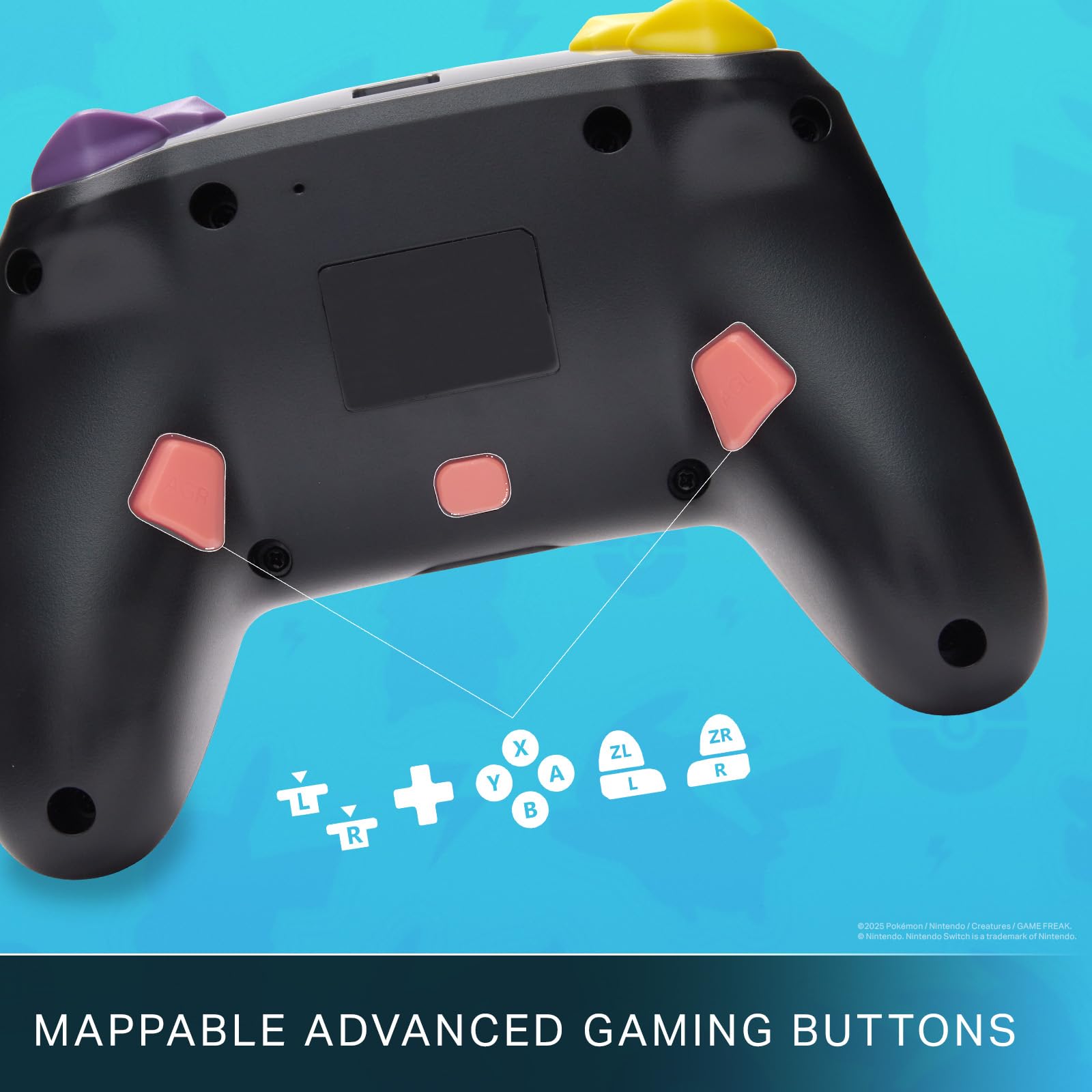 PowerA Enhanced Wireless Controller for Nintendo Switch - Peely, Fortnite, Nintendo Switch - OLED Model, Nintendo Switch Lite, Gamepad, Game Controller, Bluetooth Controller, Officially Licensed