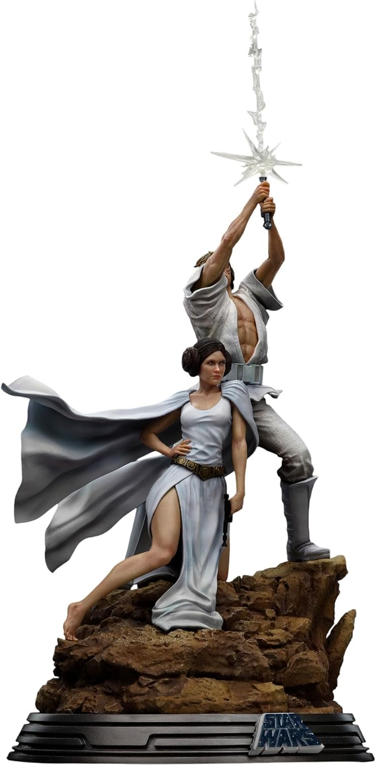 Iron Studios Statue Art Scale 1/10 Luke und Leia Star Wars 41 cm