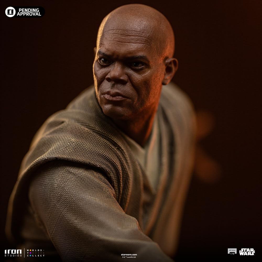 Iron Studios Mace WinduStar Wars Art Skala 1/10 18 cm