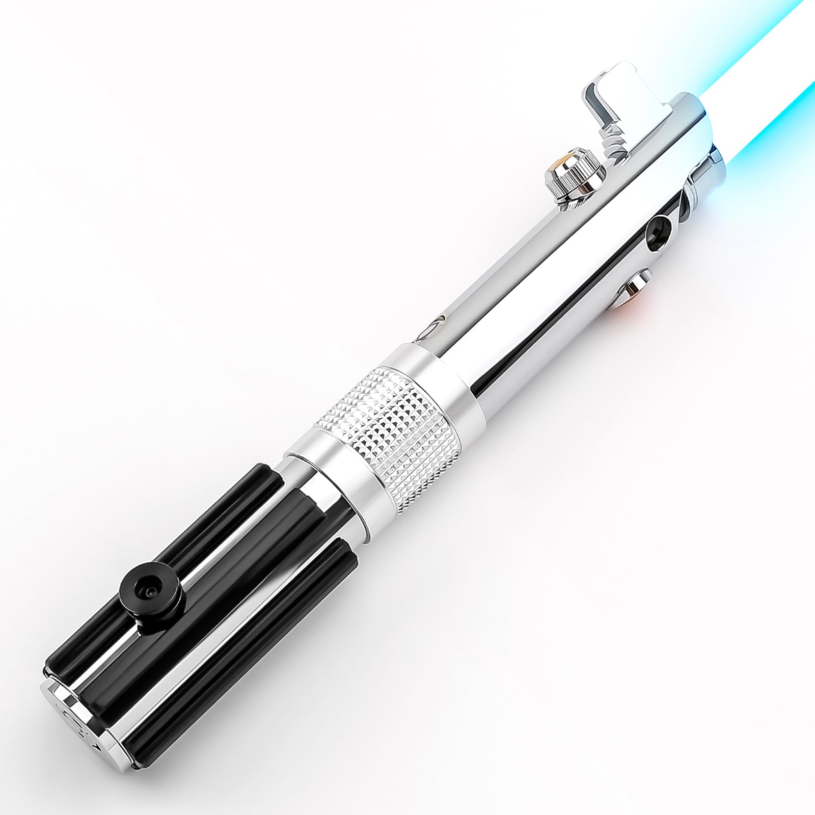 Saberforms Dueling Lightsaber with 12 RGB Colors, 16 Sound Fonts, and Motion Control, Force FX Lightsabers with Premium Metal Hilt and Replaceable Blade, Lightsaber for Adults and Kids