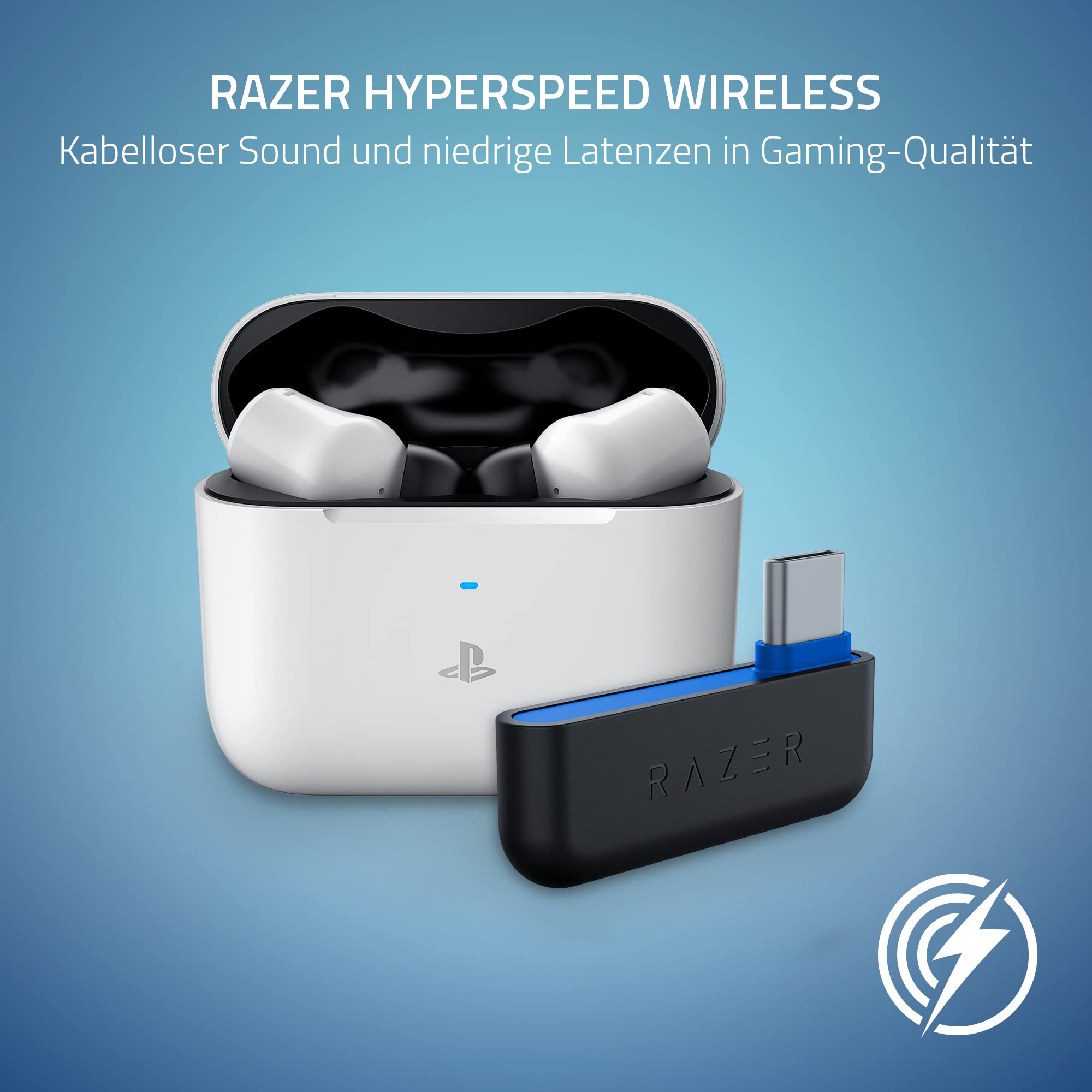 Razer Hammerhead HyperSpeed - Drahtlose Multiplattform-Gaming in ear Kopfhörer für Xbox (True Wireless Gaming Earbuds mit HyperSpeed Wireless & Bluetooth 5.3, Chroma RGB) Schwarz