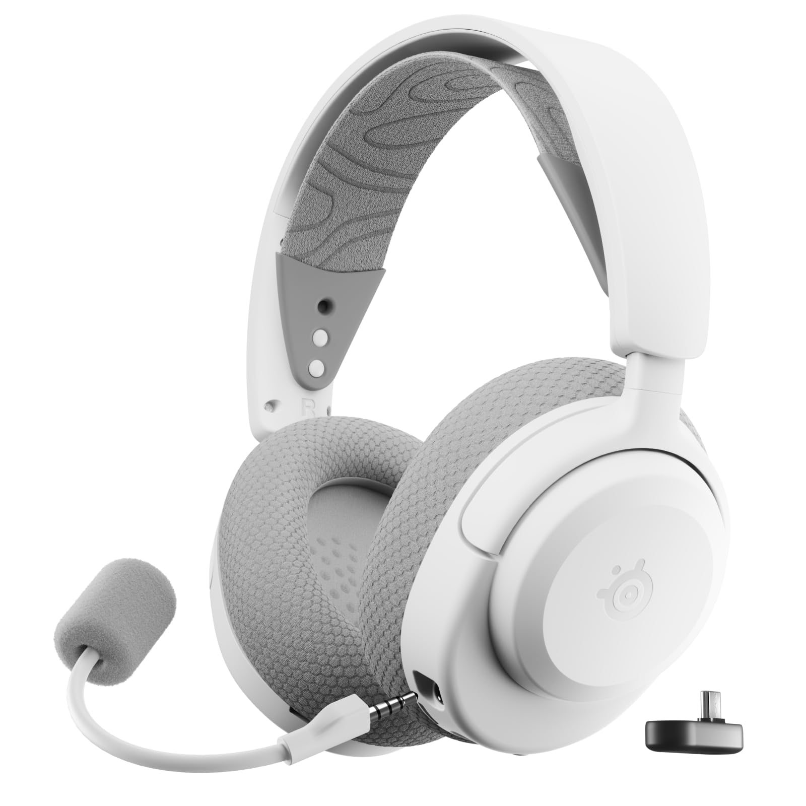 SteelSeries Arctis Nova 3P Wireless - PS5 Headset & PC Gaming Headset – App-Steuerung – 40 Std. Akku – Neodym-Magnet-Treiber – 2,4 GHz/Bluetooth – Abnehmbares Mikrofon – Für PS5, PC, Switch - Schwarz