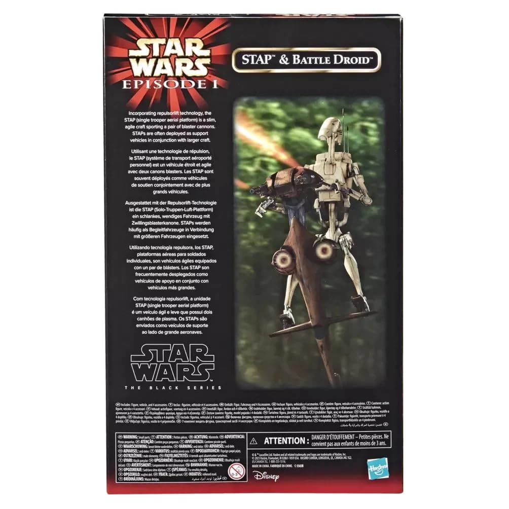 Star Wars 15,2 cm Black Series STAP & Battle Droid