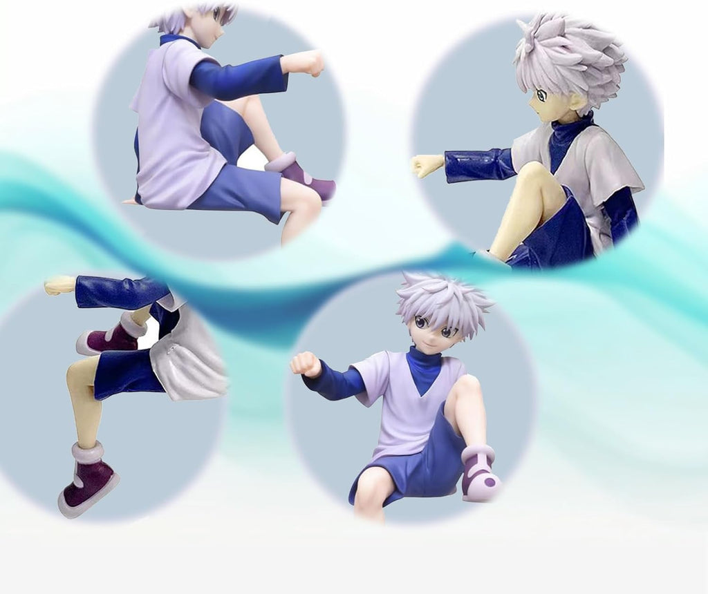 Killua Zaoldyeck Figur 12cm PVC Actionfigur | Desktop Ornamente, Sammelobjekte, Geschenke