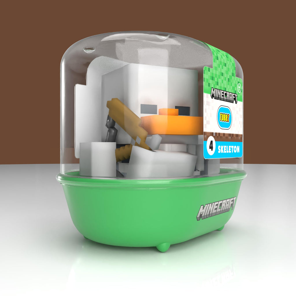 TUBBZ Erste Ausgabe Steve Sammler-Vinyl-Gummientenfigur - Offizielles Minecraft Merchandise - Filme & Videospiele