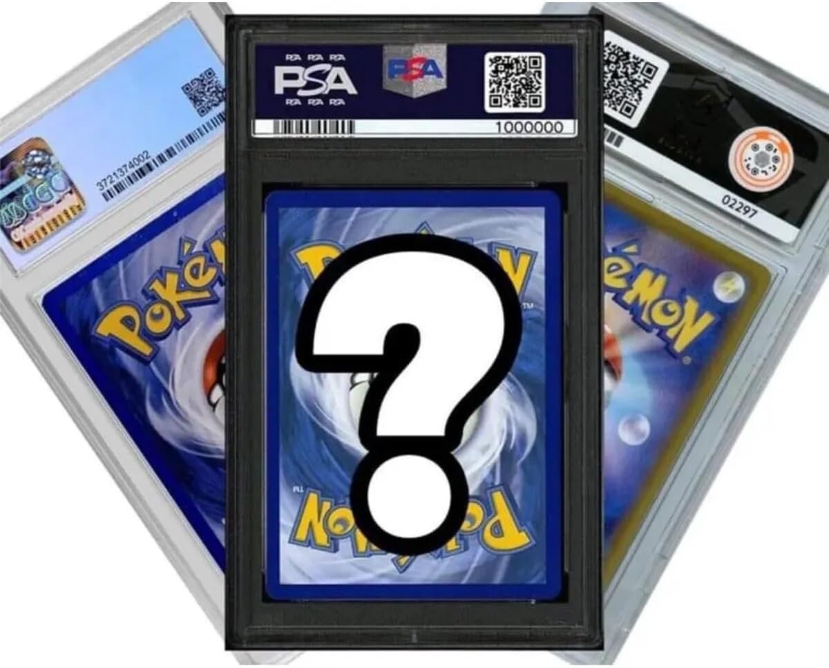 BB-Toy-Trades Mystery Graded Card Slab 1 Gegradete Pokemon Karte - Nur PSA oder CGC Karten Slabs