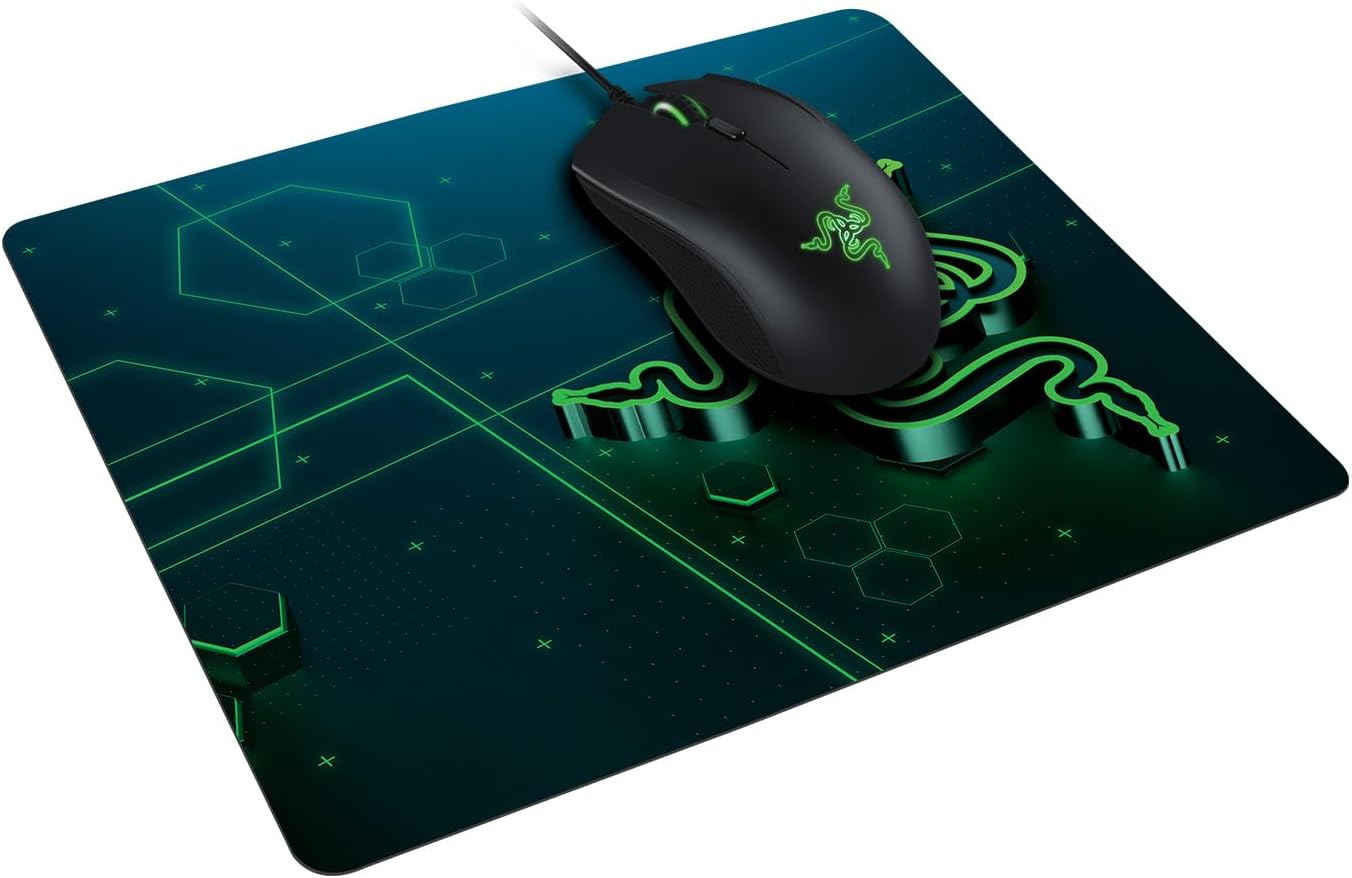 Razer Goliathus Mobile - Extra dünne weiche Gaming Maus-Matte für unterwegs (Kompaktes Mousepad mit reibungsfreier Stoff-Oberfläche, Gesteppter Rand, rutschfest, Abwischbar) Schwarz