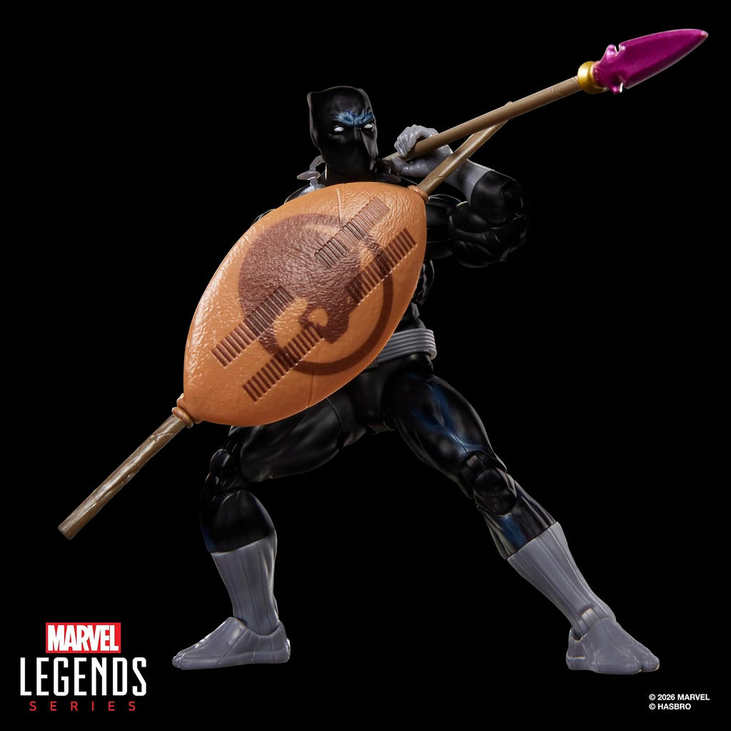 Marvel Legends Series Marvel Super Heroes Magic: The Gathering Black Panther, Action-Figur (15 cm) Plus Exklusive Foil-Sammelkarte für das Trading Card Spiel