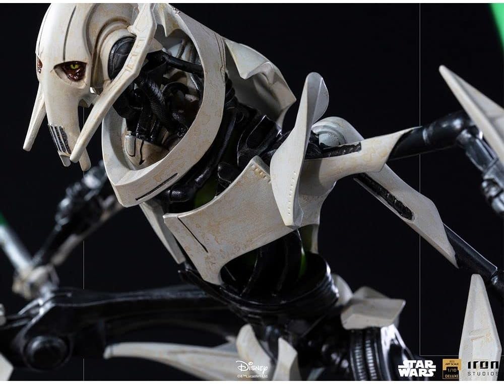 Iron Studios BDS Deluxe: Disney Star Wars - General Grievous Art Scale Polystone Statue (1/10) (LUCSWR43221-10)